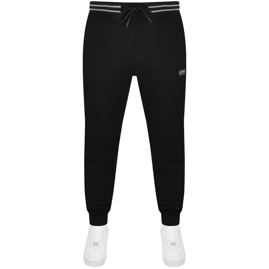 Luke black joggers sale